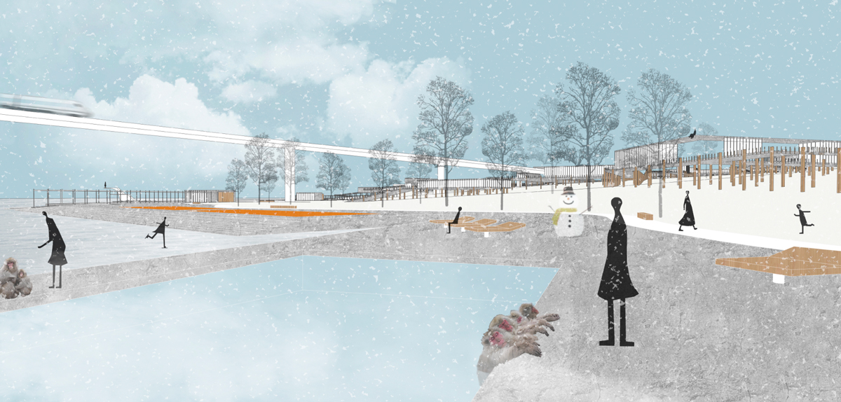 Propuesta para el concurso Europan 16 en Karlskoga (Suecia), por Crudo Arquitectura