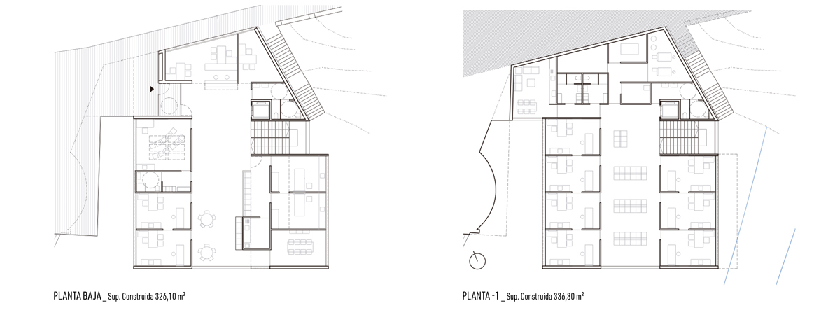 Plano para el Cap de Sant Feliu de Codines, por Crudo Arquitectura