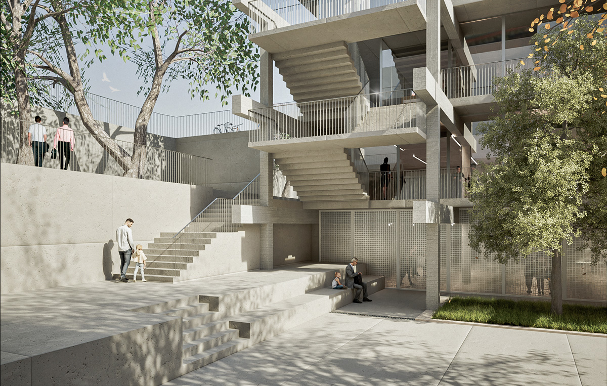 Propuesta para la reforma del Mercado de Ponteareas (Pontevedra), por Crudo Arquitectura