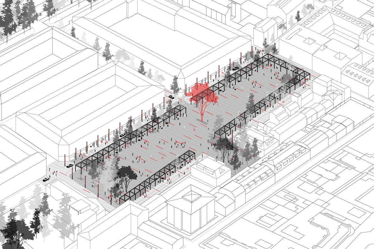 Reforma de la Plaza de los Belgas, en Collado Villalba, por Crudo Arquitectura