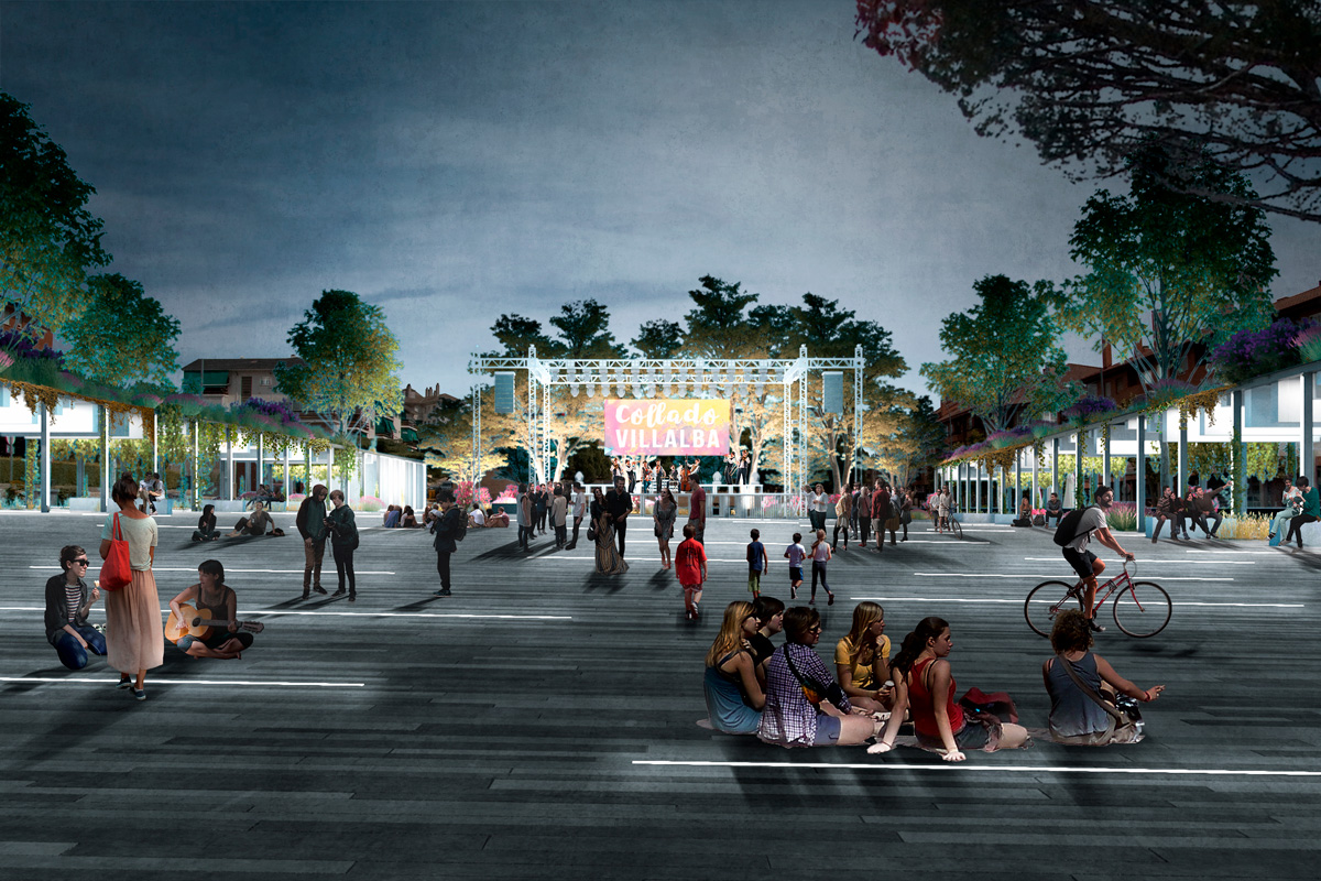 Reforma de la Plaza de los Belgas, en Collado Villalba, por Crudo Arquitectura
