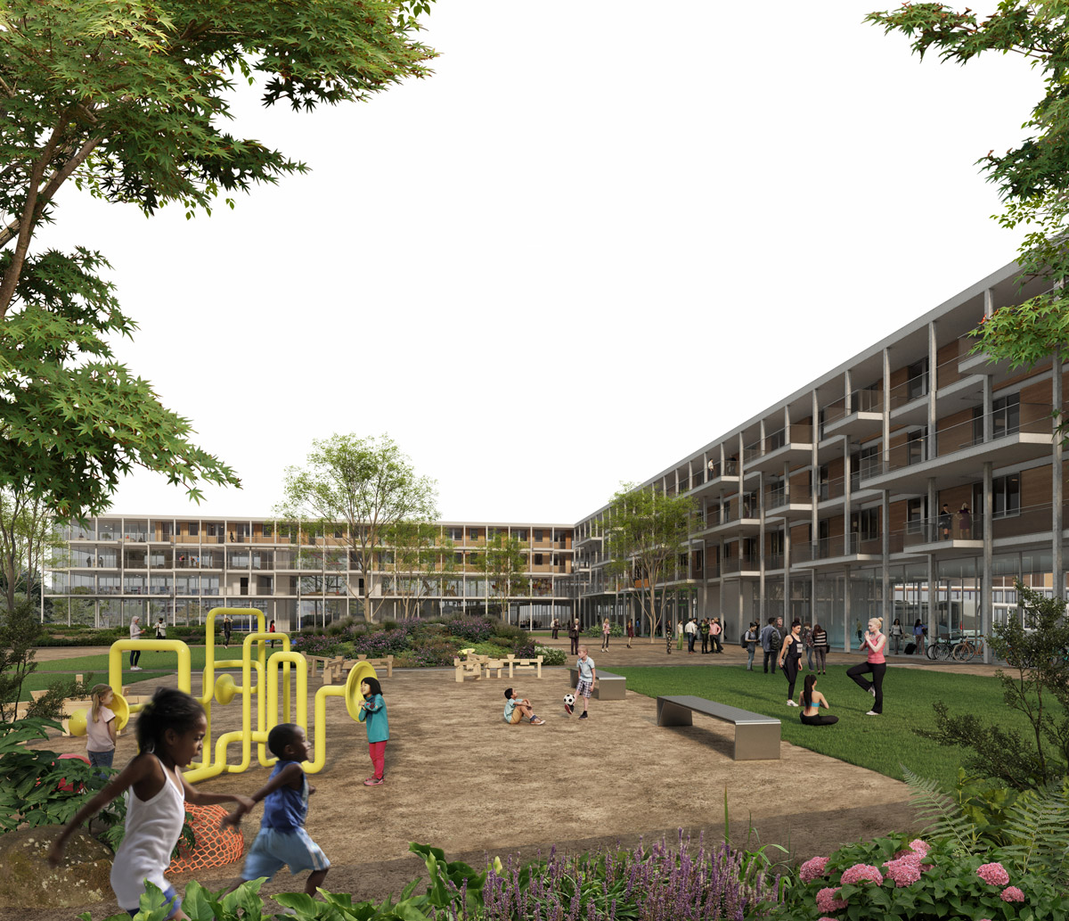 Propuesta para el concurso Europan 17 Waalwijk de Crudo Arquitectura
