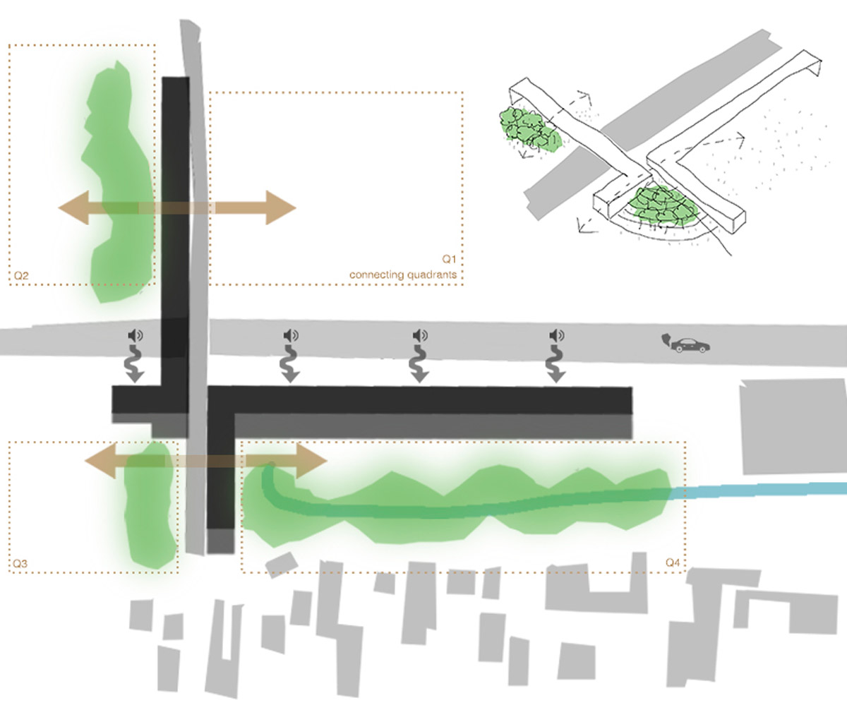 Plano del proyecto para Europan 17 Waalwijk, por Crudo Arquitectura